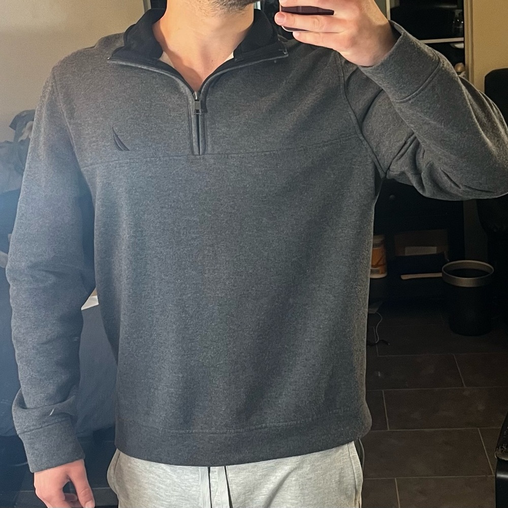 Nautica Quarter-Zip Sweater